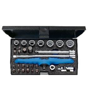 JUEGO DE LLAVES DE VASO 1/4"" 30 PZAS 2190281 GEDORE